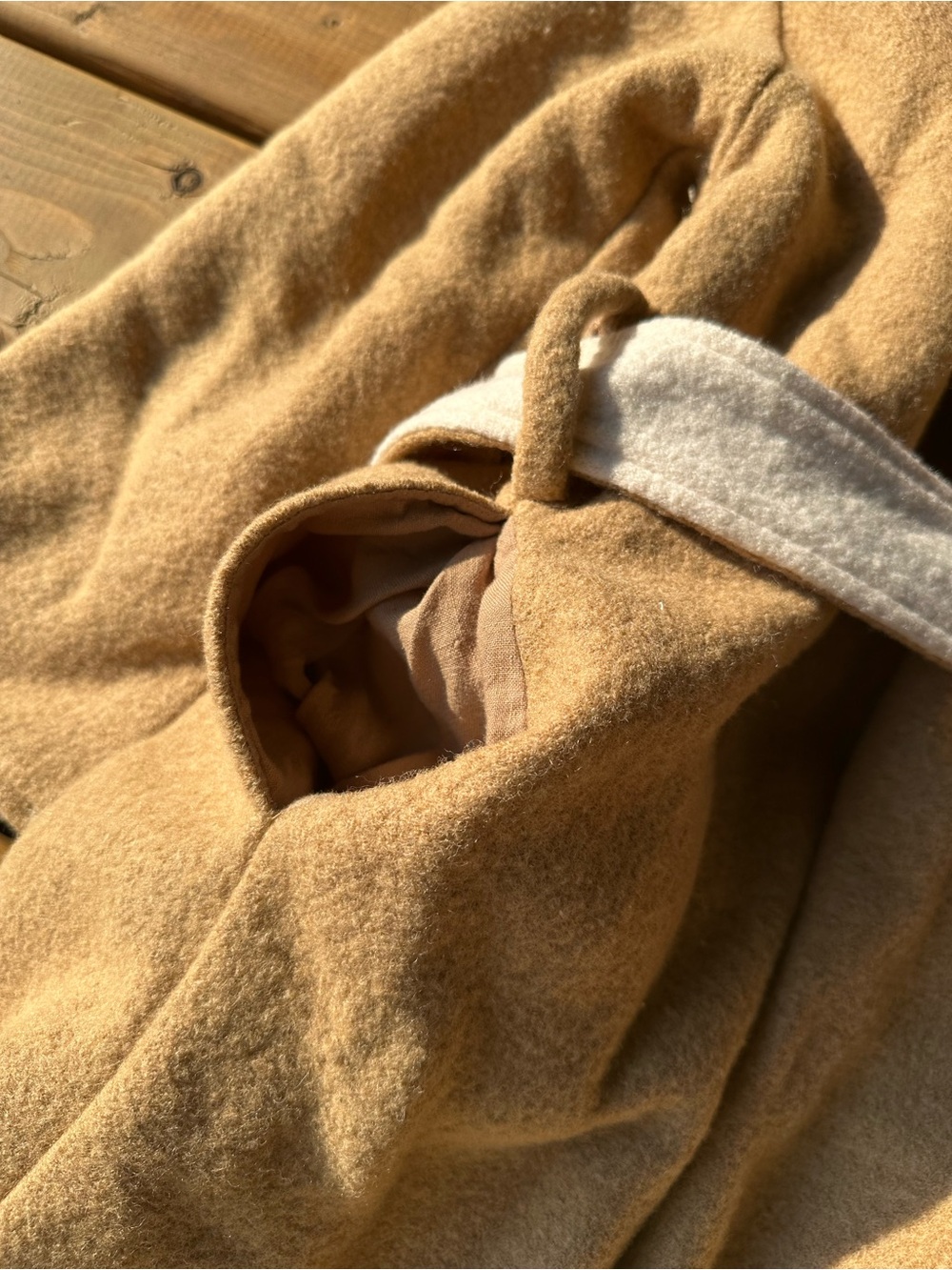 Harly Jae Wool Wrap Coat - Picture 8 of 9